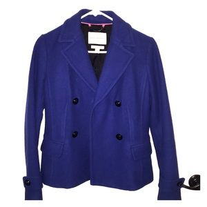 Banana Republic navy blue peacoat